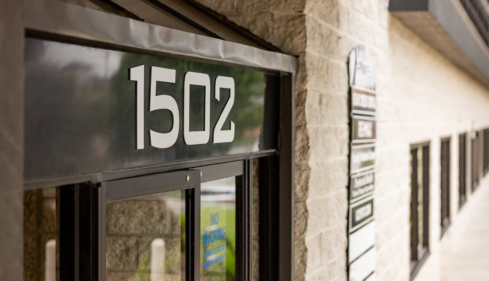 The 1502 South Main Street entrance